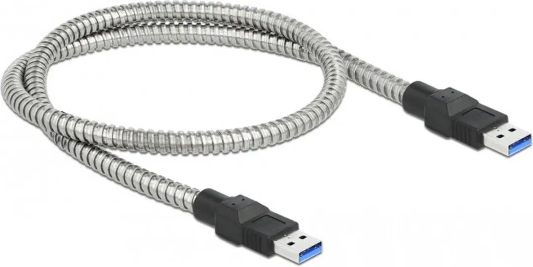 Delock USB naar USB Kabel 3.0 - 0,5m - Zilver