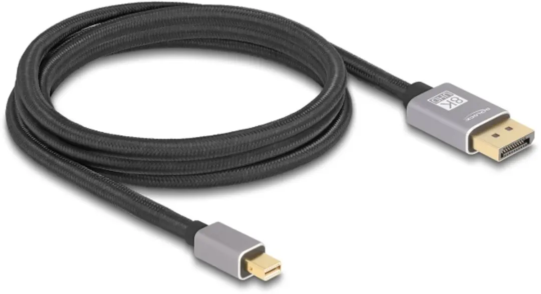 Delock 81092 DisplayPort-kabel - Grijs