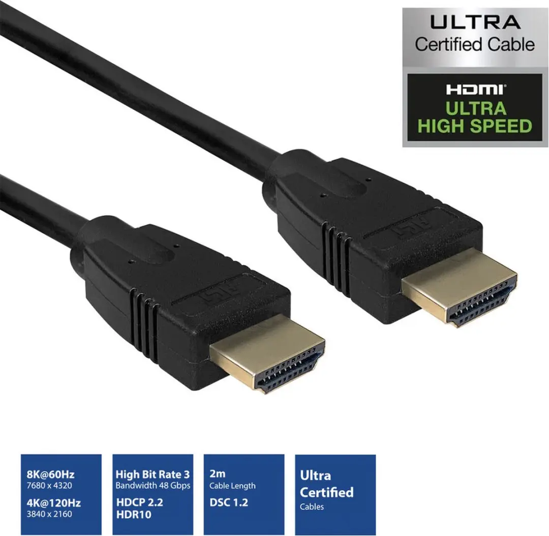 ACT AK3916 HDMI Kabel 2m - Type A Zwart