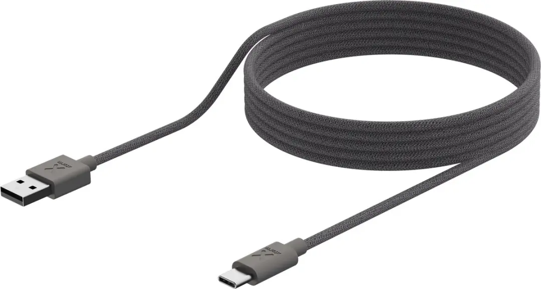 Xtorm Go2 USB-A naar USB-C Kabel 1m - Grijs