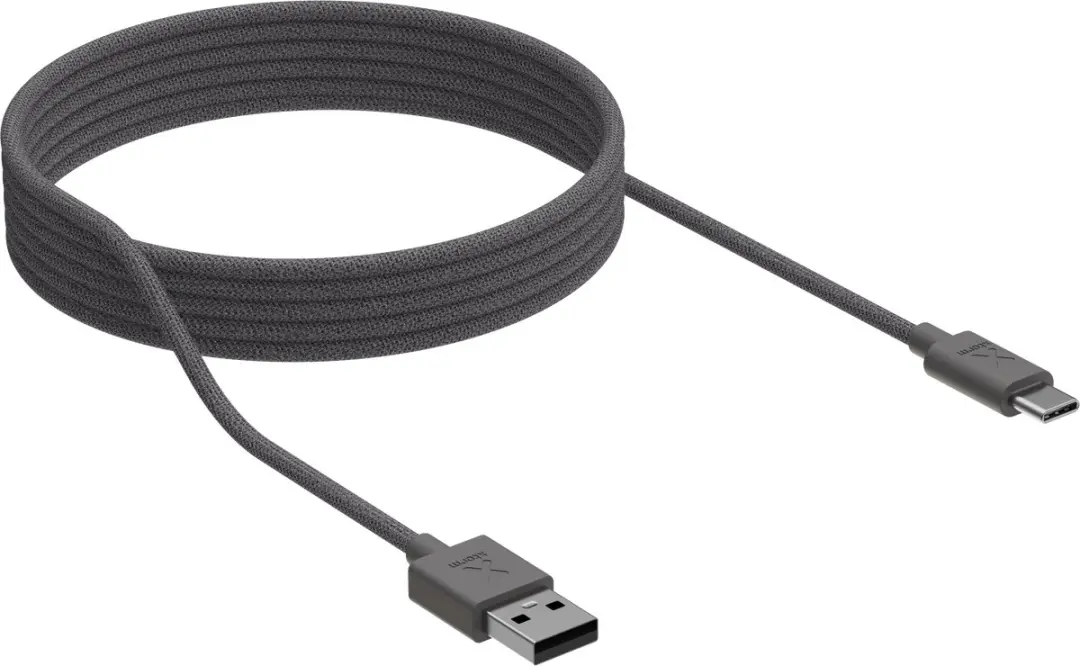 Xtorm Go2 USB-A naar USB-C Kabel 1m - Grijs