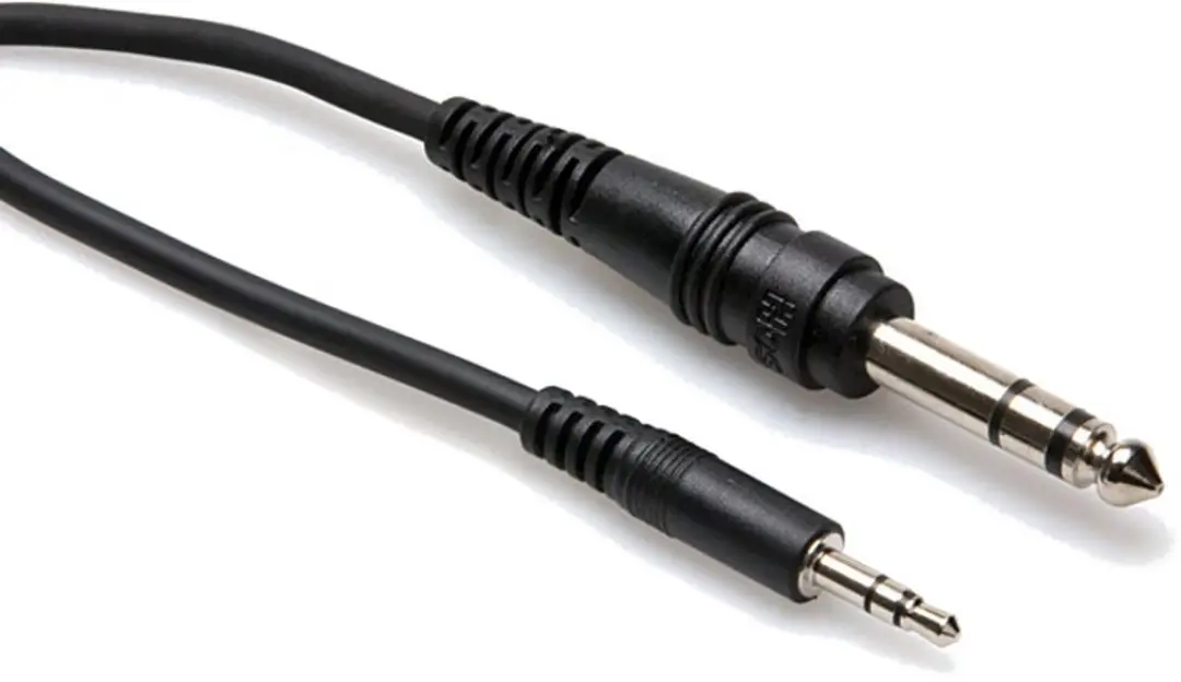 Hosa cmS-103 Stereo Kabel 3.5mm TRS naar 1/4" TRS