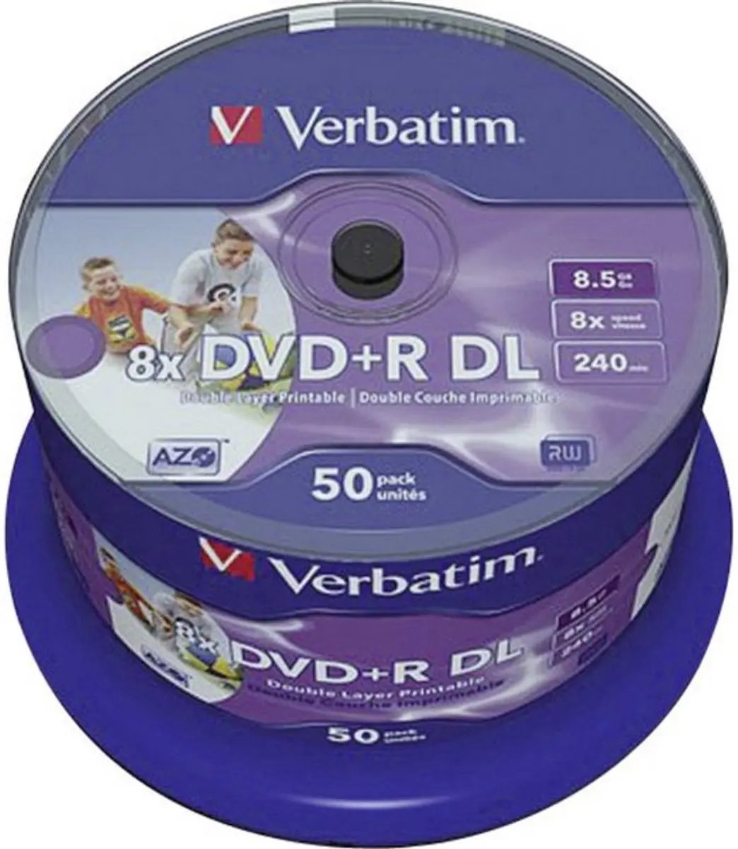 Verbatim 43703 DVD+R DL 8.5GB - 50 Stuks - afbeelding 6 van 6