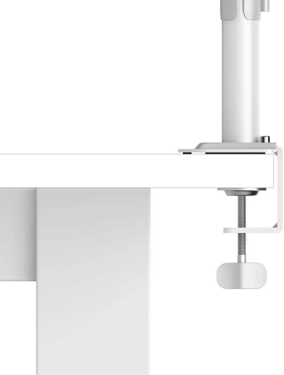 Hama Monitorarm 00220904 - 2 Monitoren - Wit - afbeelding 6 van 6