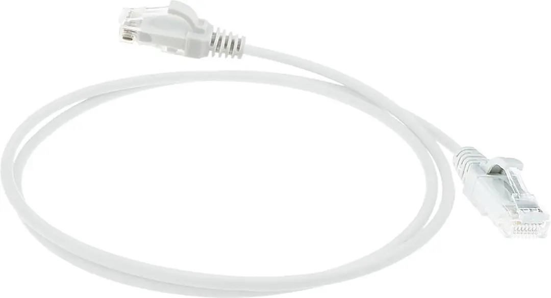 ACT Witte CAT6 Patchkabel 1m DC8901 - Snagless