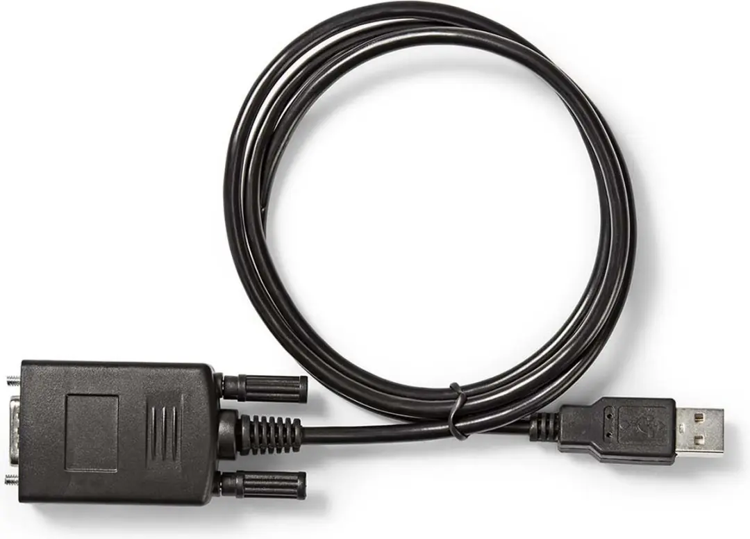 Nedis RS232-Converter CCGW60852BK09 - USB naar RS232 - 0,90 m - Zwart
