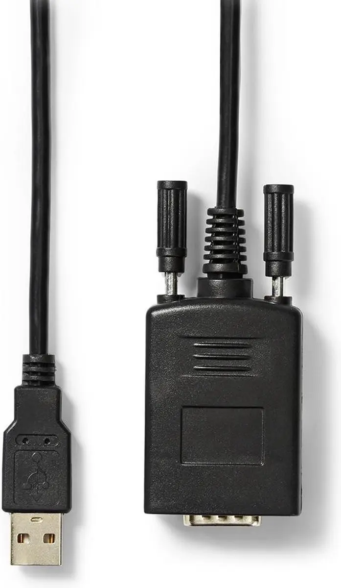 Nedis RS232-Converter CCGW60852BK09 - USB naar RS232 - 0,90 m - Zwart