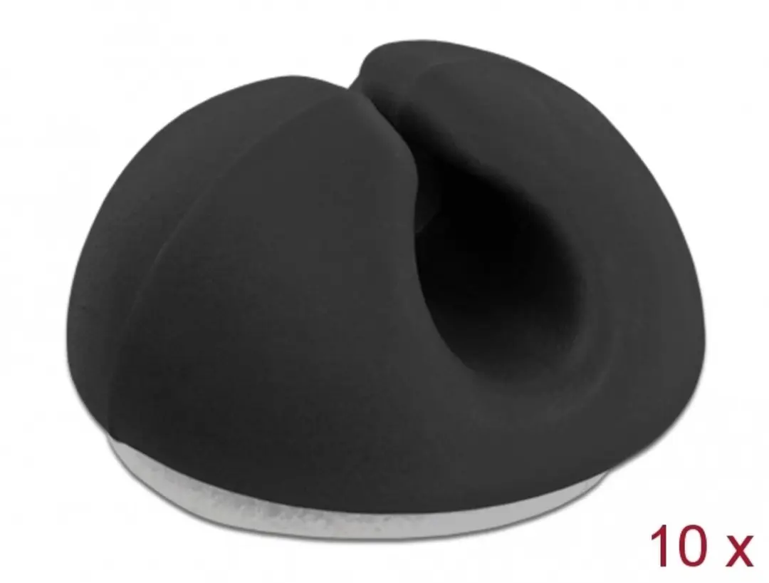 Delock Cable Holder Mini Zwart