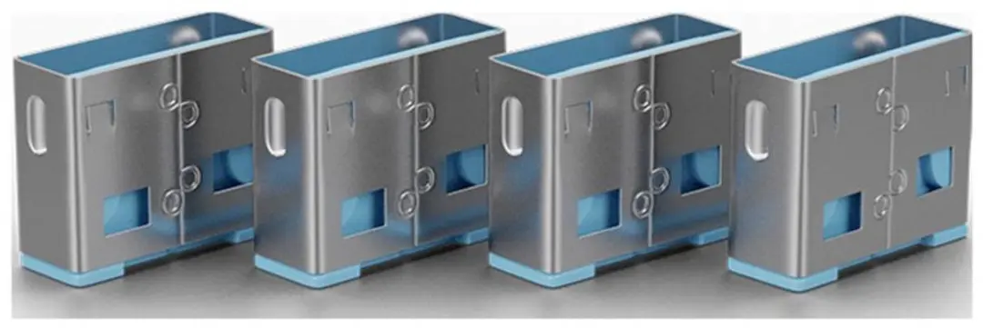 Lindy USB-poortblokker Blauw - 10 Stuks