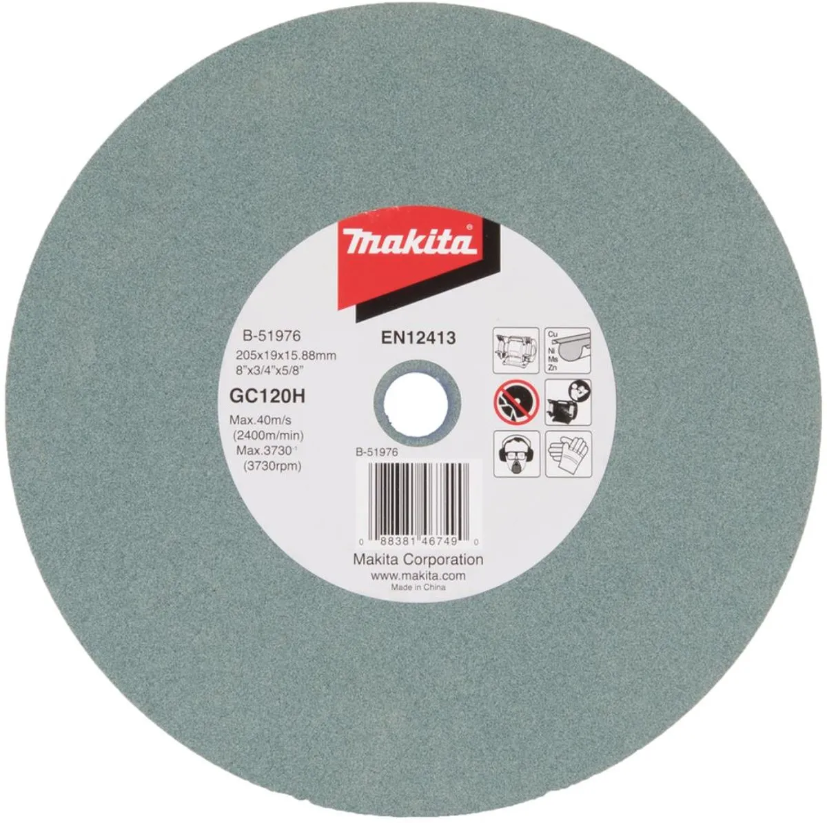 Makita GC120H Slijpsteen 205x19x15,88mm