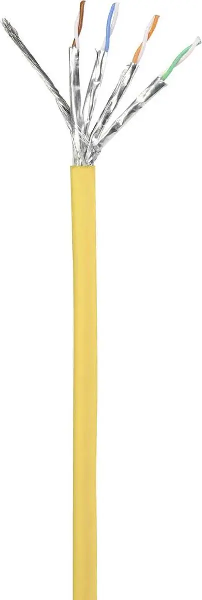 Renkforce RF-5153664 Netwerkkabel CAT 6A S/FTP 10m - Geel