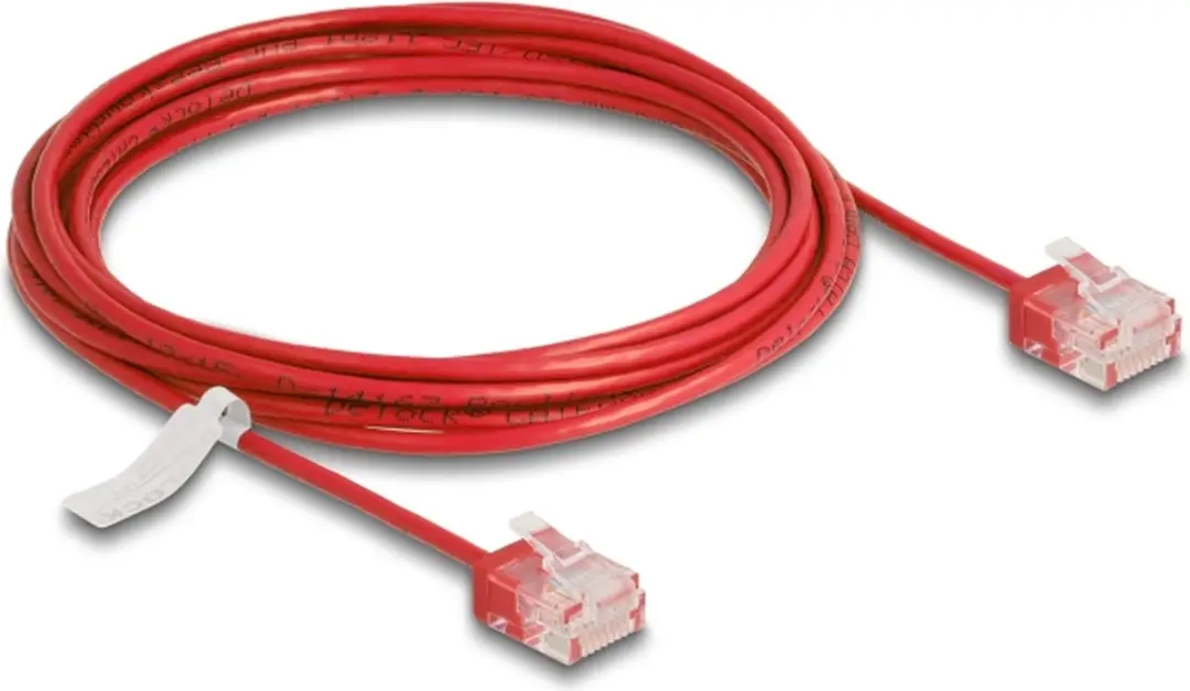 Delock RJ45 Cat.6 UTP Kabel 3m - Rood