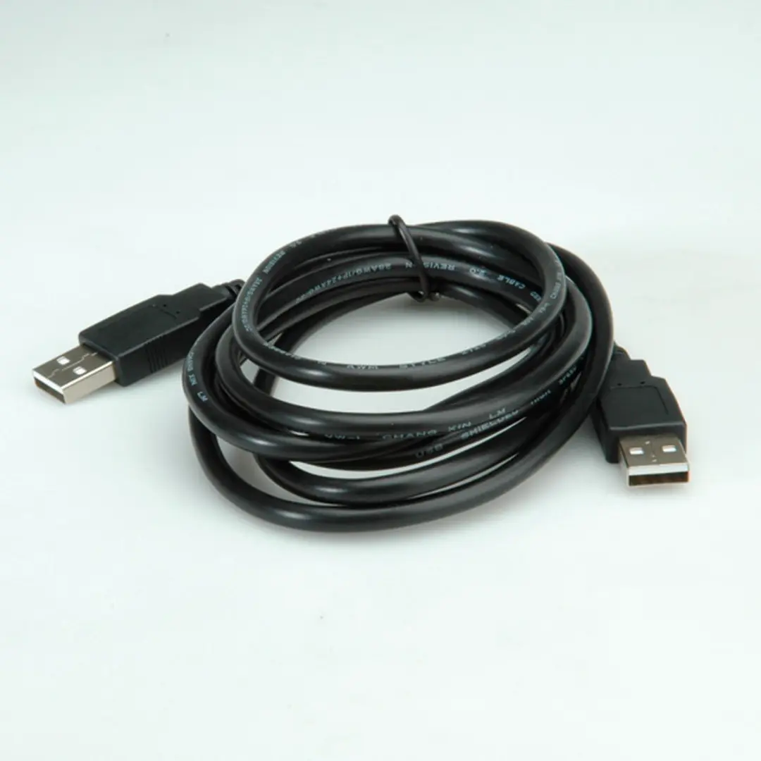 Roline USB 2.0 Kabel A-A 1,8m - Zwart