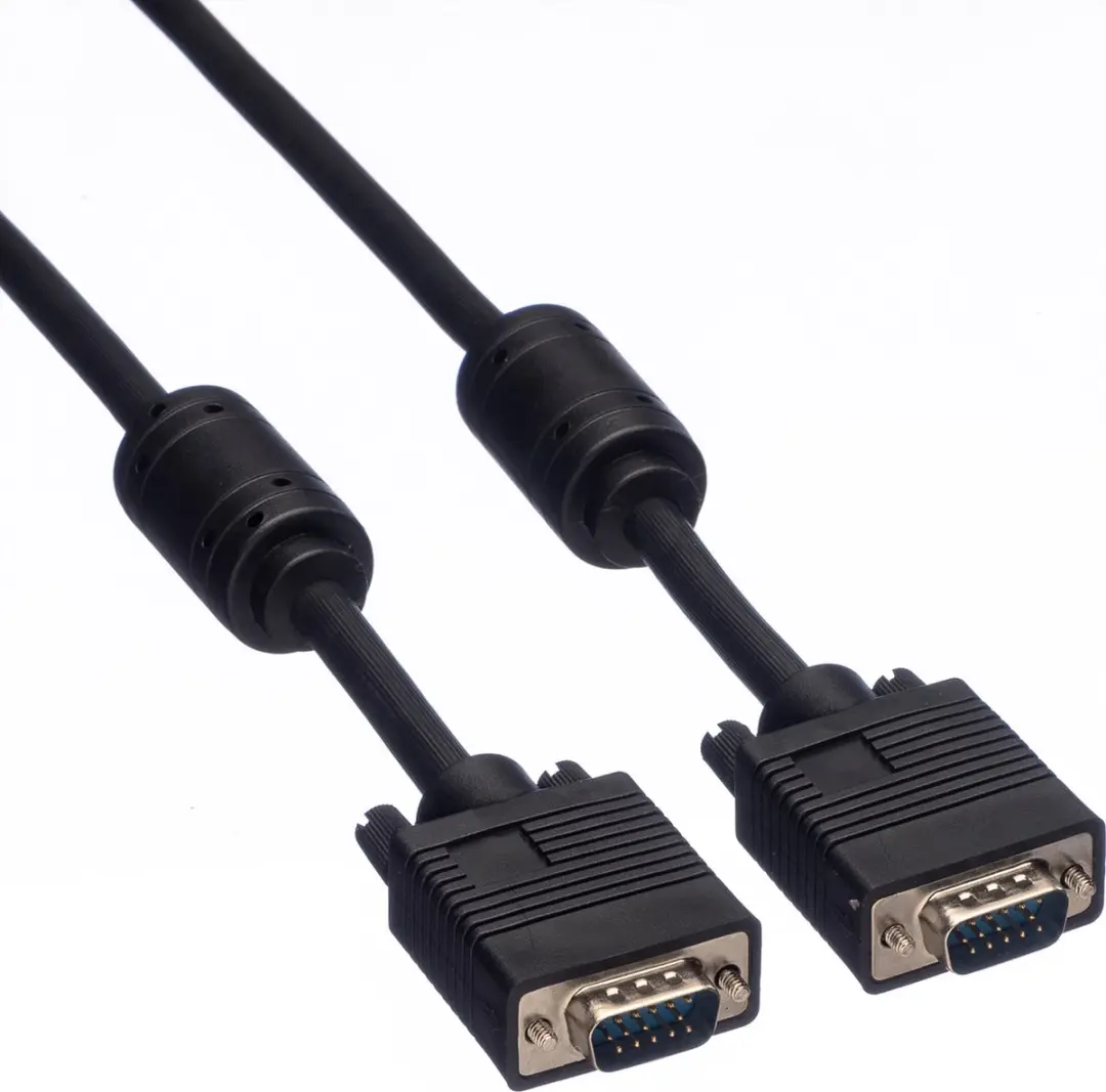 Roline SVGA Kabel HD15 M/M 3m - Ferrietkern