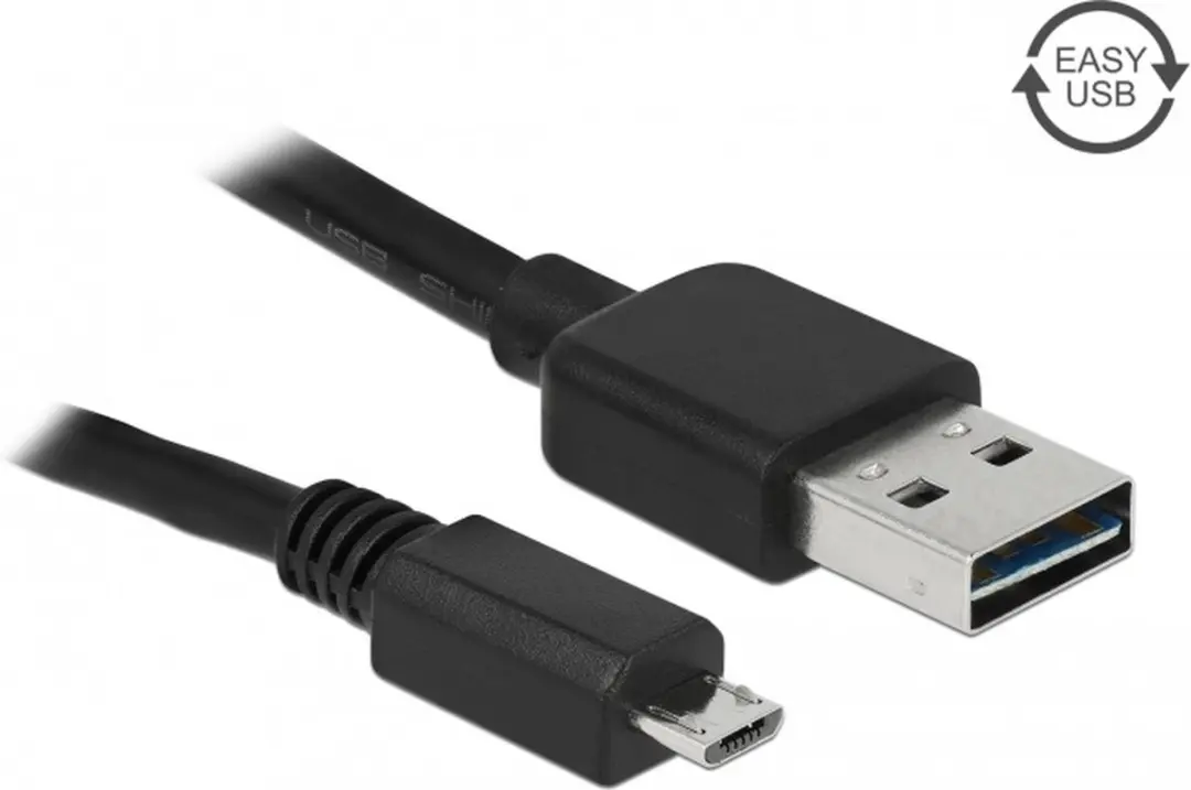 Delock Easy-USB 2.0-A USB 2.0 micro-B Kabel 2m
