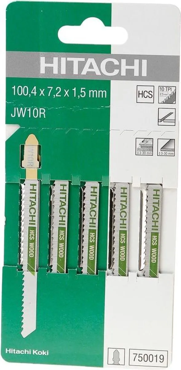 Hikoki JW10R Decoupeerzaagbladen 75mm