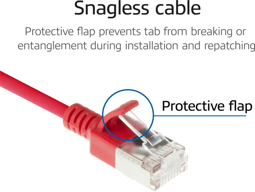 ACT DB7503 CAT6A Patchkabel 3m - Rood