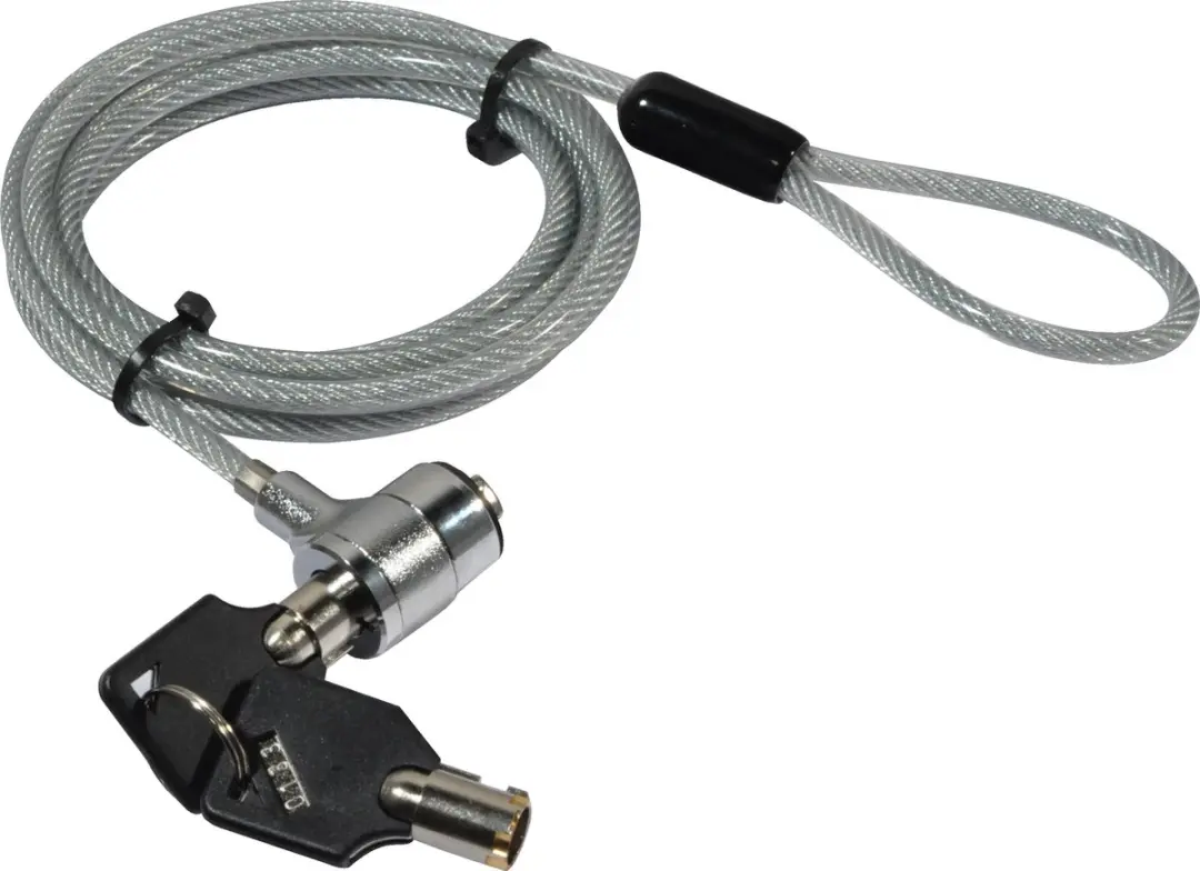 Desq 2040 Diefstalbeveiligingskabel - Zilver