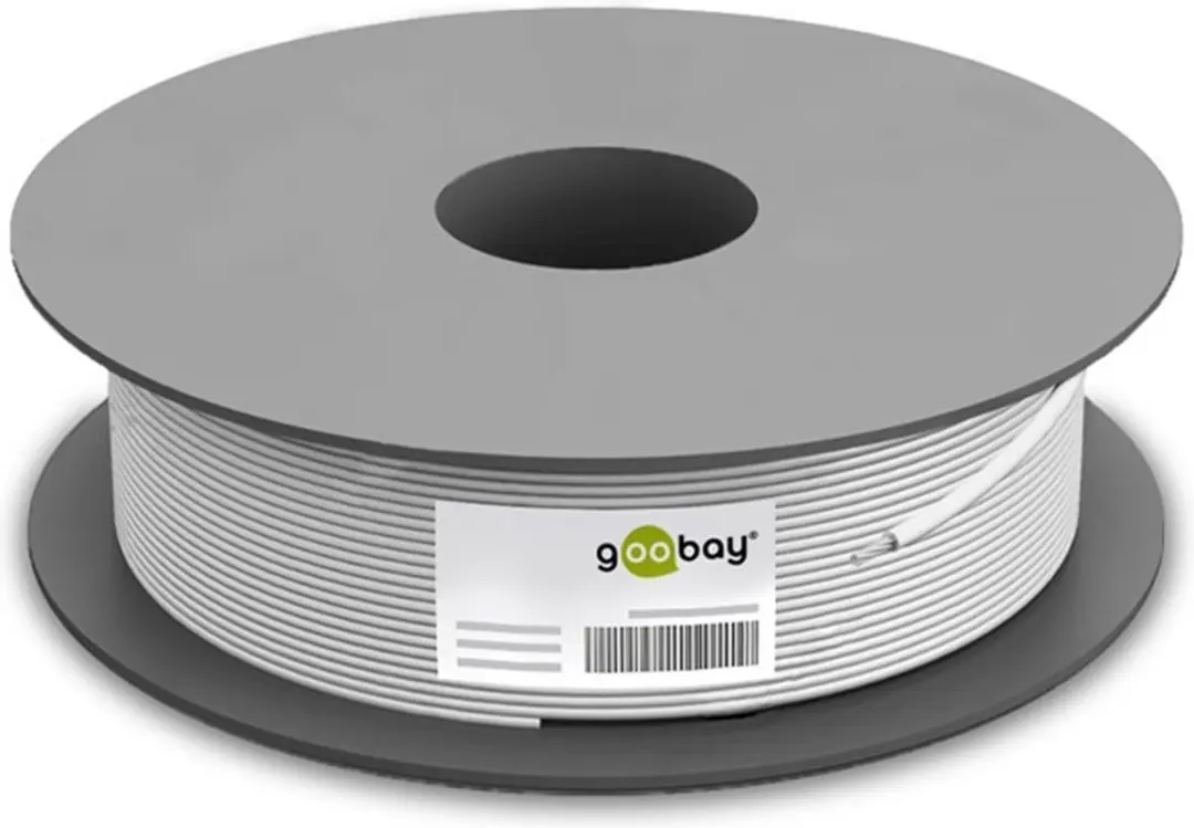 Goobay CAT 6 S/FTP Netwerkkabel Buiten 100m - Zwart