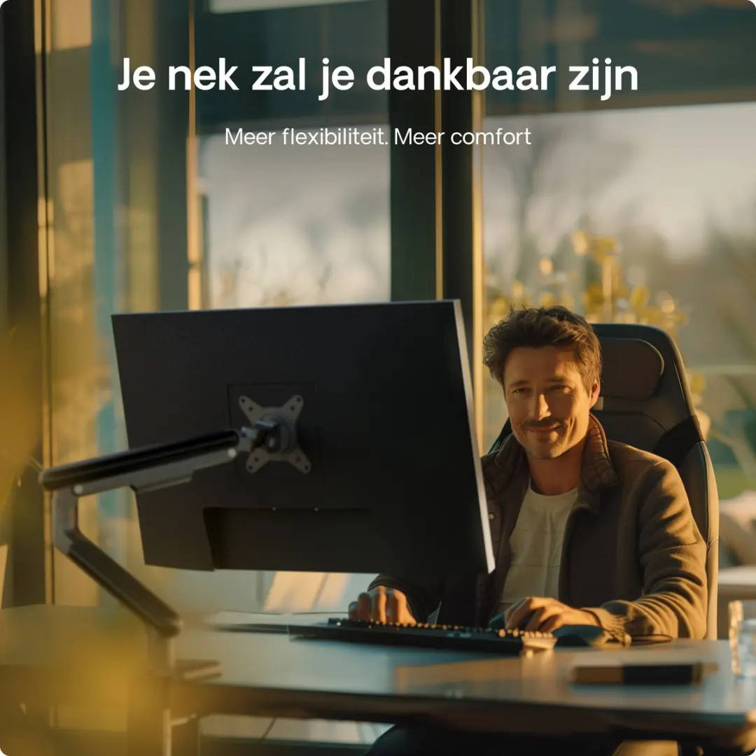 Desktronic Monitorarm SKU_420 - Zwart