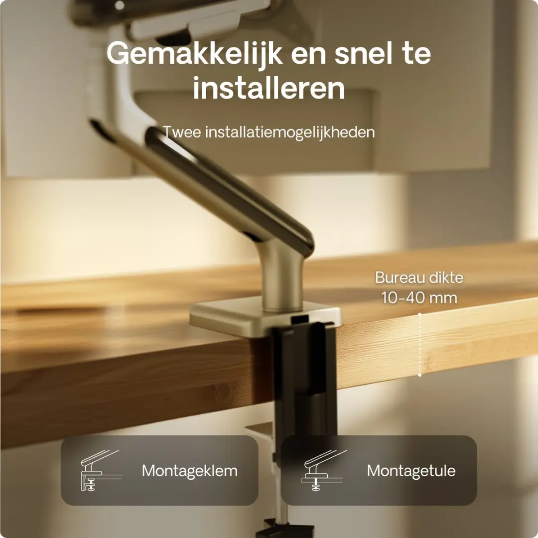 Desktronic Monitorarm SKU_420 - Zwart
