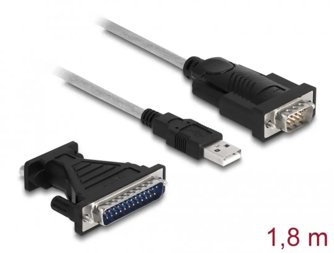 Delock USB 2.0 naar RS-232 Adapter