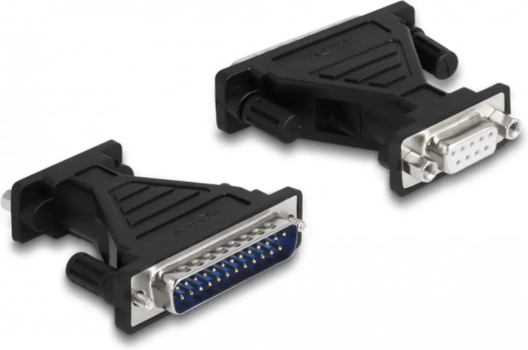 Delock USB 2.0 naar RS-232 Adapter - D-Sub 9 - Zwart