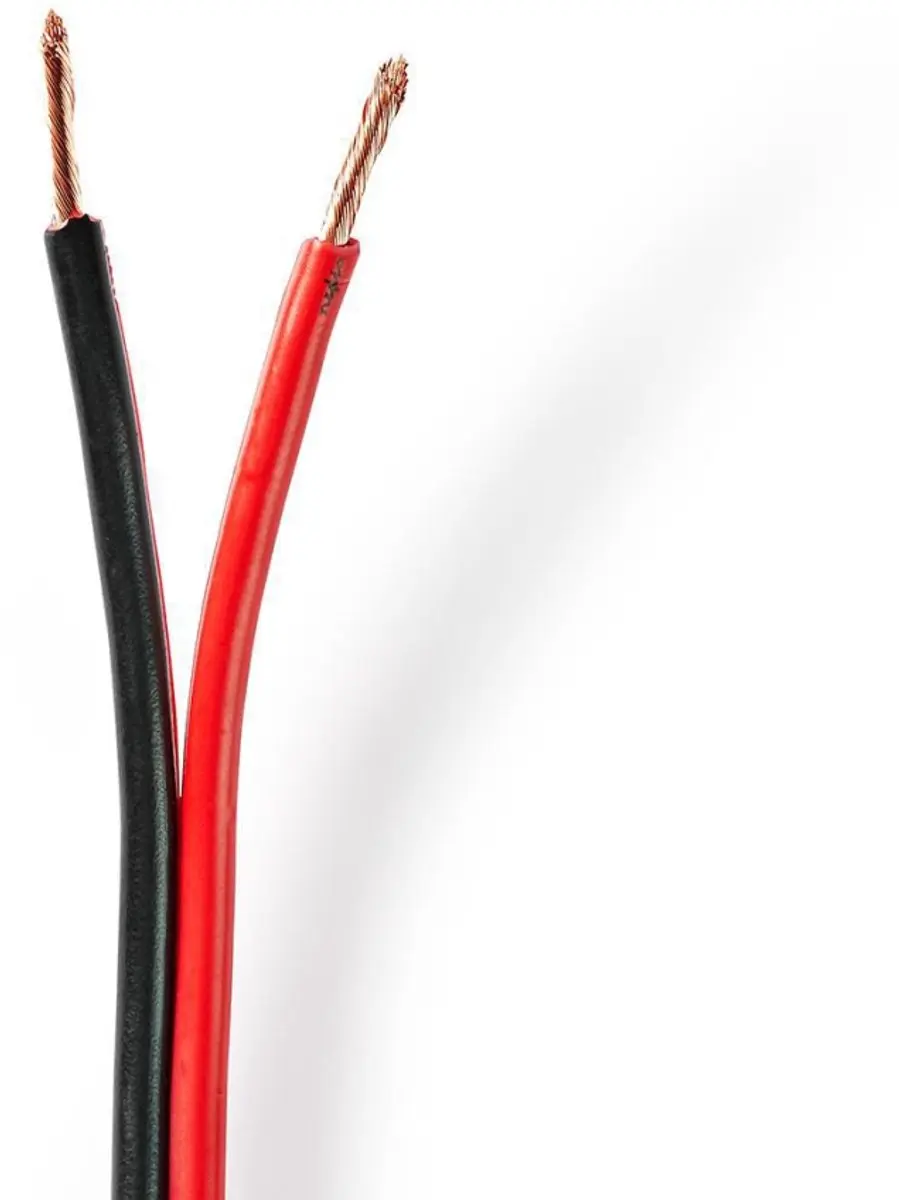 Nedis Speaker-Kabel CABR2500BK250 2x2.50mm² - 25m - Rood/Zwart - afbeelding 6 van 6