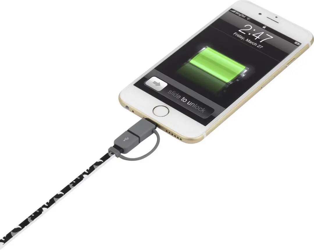 Renkforce RF4145364 USB-kabel 0.20m - USB-A, Micro-B & Lightning