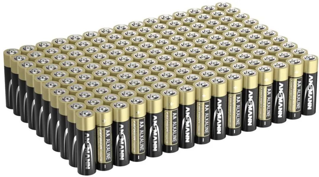Ansmann AA Alkaline Batterijen 150 Stuks
