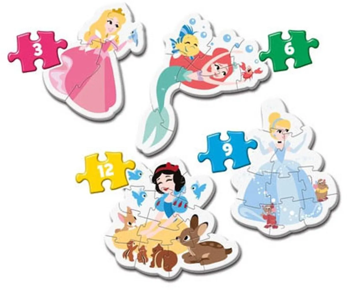 Clementoni Disney Princes Puzzels - 30 Stuks - Multicolor
