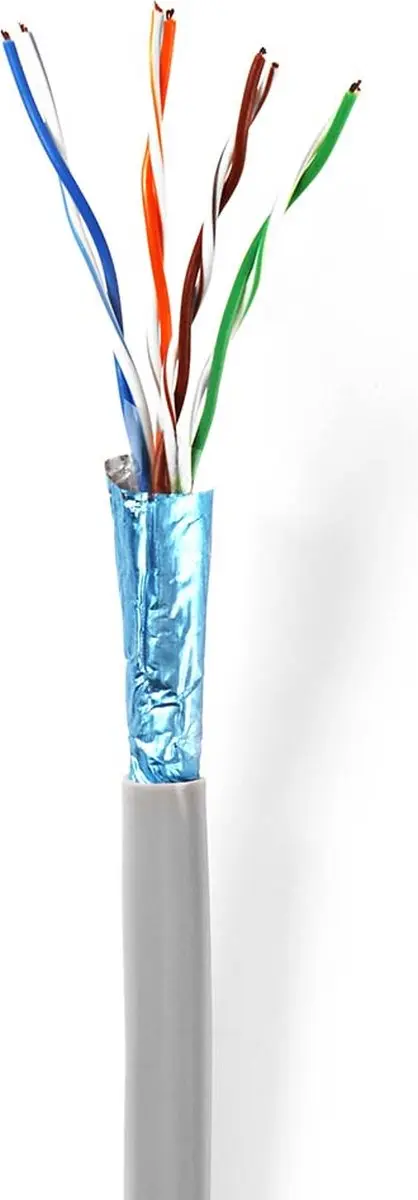 Nedis CAT5e Netwerk Kabel 100m - Grijs
