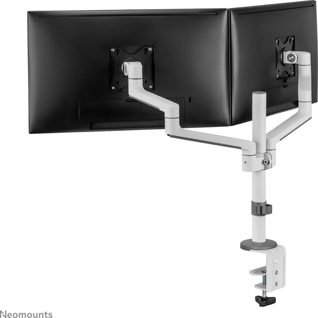 Neomounts NEXT Lite DS60-425WH2 Monitorarm - 2 Schermen 17-27" - Wit - afbeelding 6 van 6