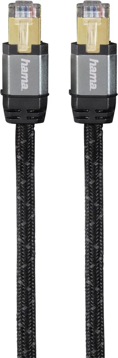 Hama 00125249 Netwerkkabel Cat6 - 3m - Zwart