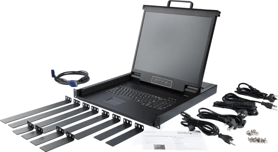 Startech RKCONS1701 KVM Console 17 inch - 1U Rack