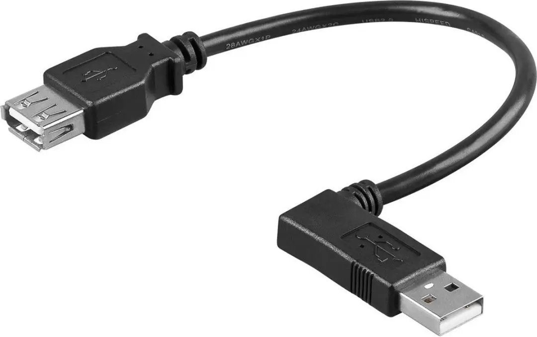 Goobay USB2.0 Haakse Adapter