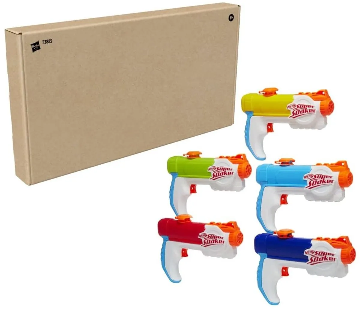 Nerf Super Soaker Piranha F3885 - 5 Pack - 177L