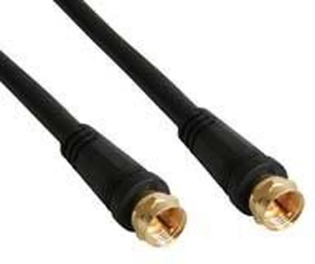 InLine F-F Coaxkabel 10m - Verguld - >85dB