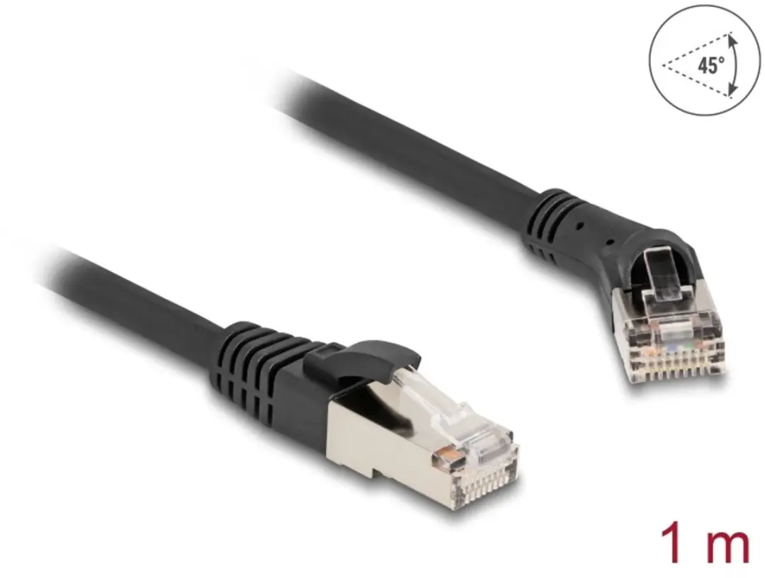 Delock Cat.8.1 RJ45 Netwerkkabel 40Gbps 1m