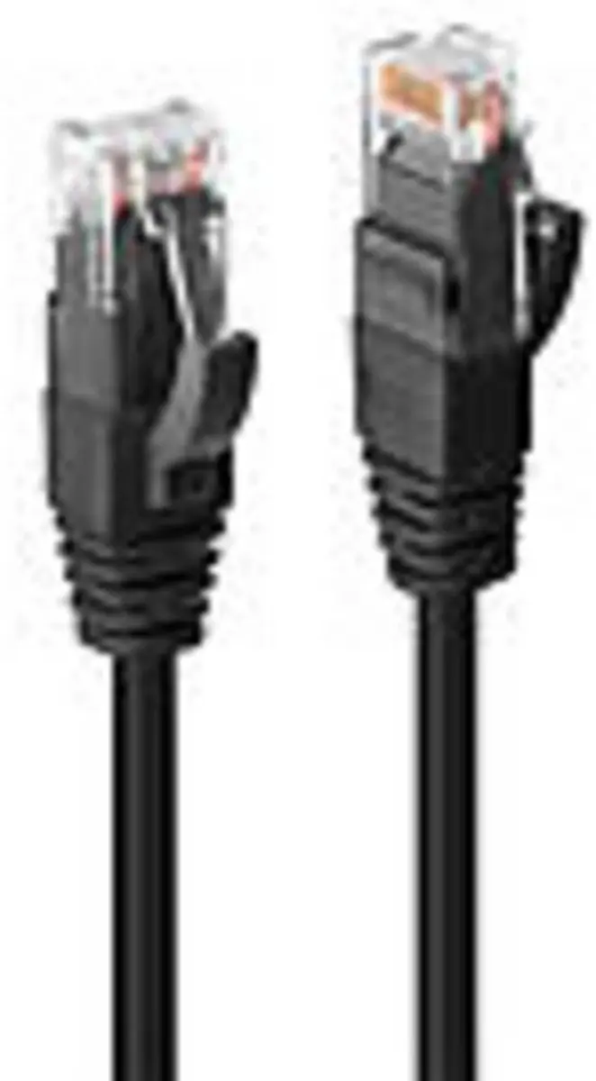 Lindy CAT 6 RJ45 Netwerkkabel 1m - Zwart