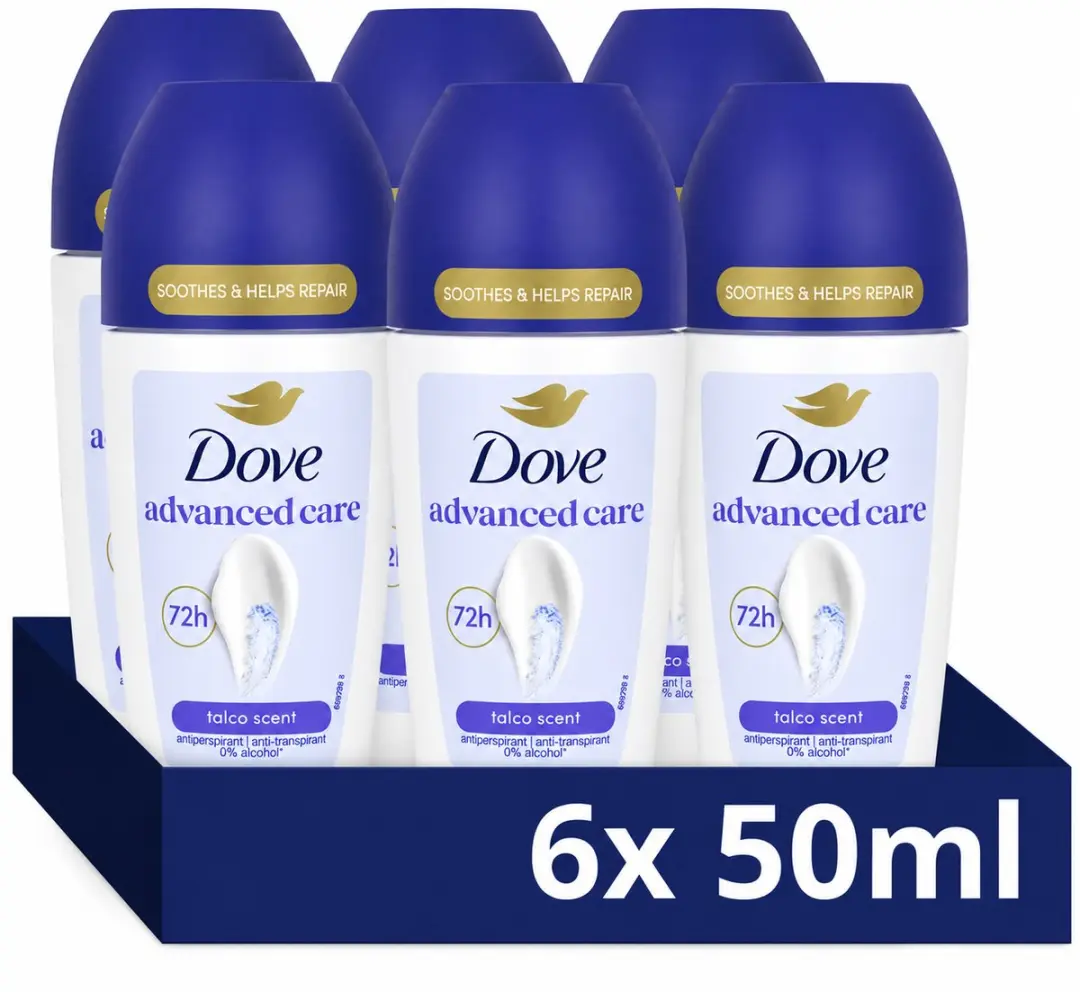 Dove Advanced Care Talco Roll-on