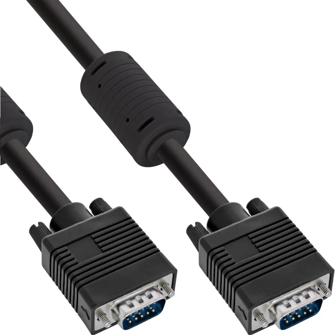 InLine S-VGA Kabel 15-pins Male/Male 10m
