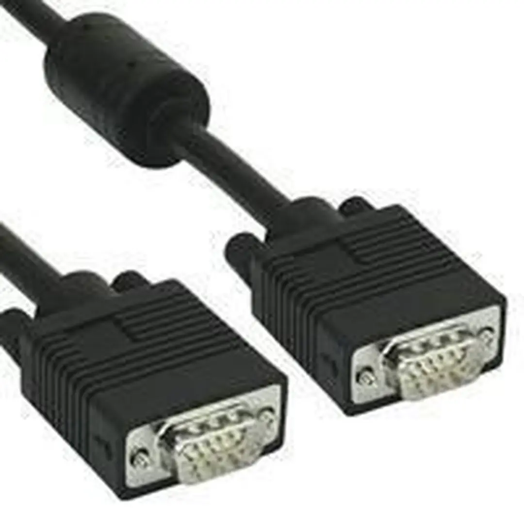 InLine S-VGA Kabel 15-pins Male/Male 10m - Zwart