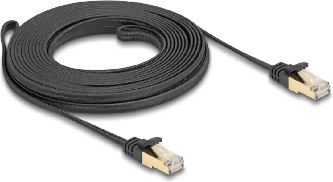 Delock Cat.6A U/FTP RJ45 Kabel 7.5m - Zwart