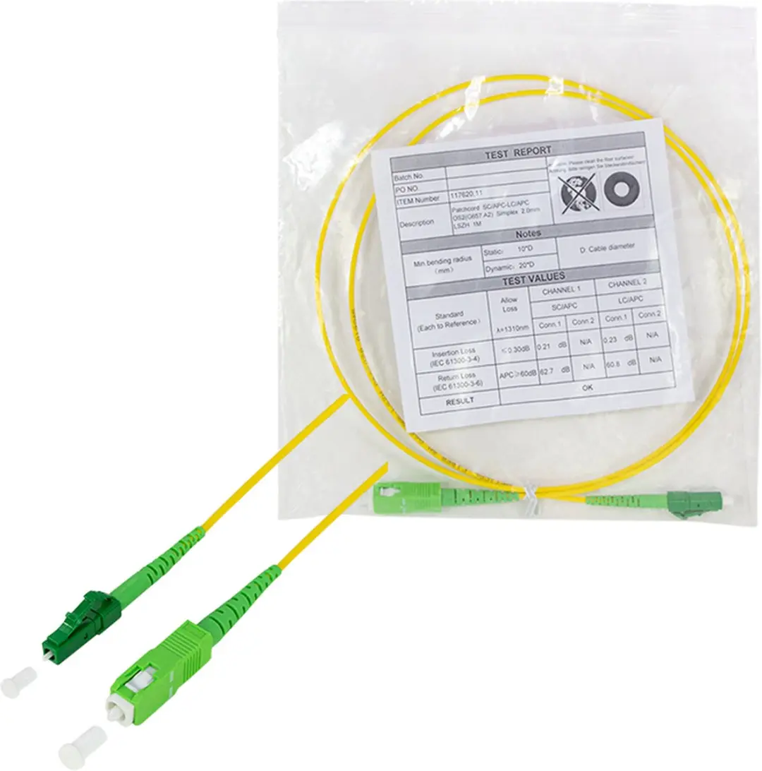 Logilink FPSLS01 InfiniBand/Glasvezelkabel 1m SC-LC - Geel