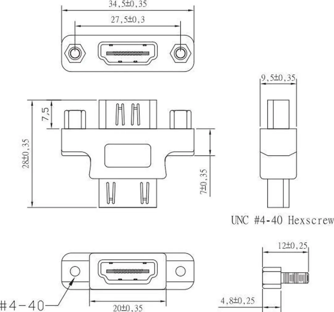 Delock HDMI-A Adapter - 1 Stuks