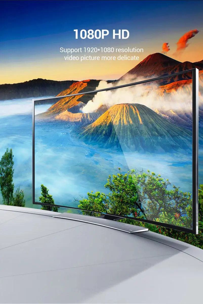 Vention DisplayPort naar VGA-kabel HBLBG 1,5m - 1080p 60Hz - Zwart - afbeelding 6 van 6