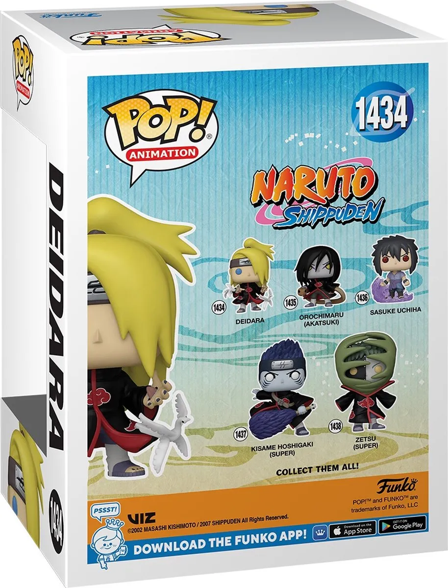 Funko Naruto POP! Animation Deidara Verzamelfiguur 72068 - Multicolor