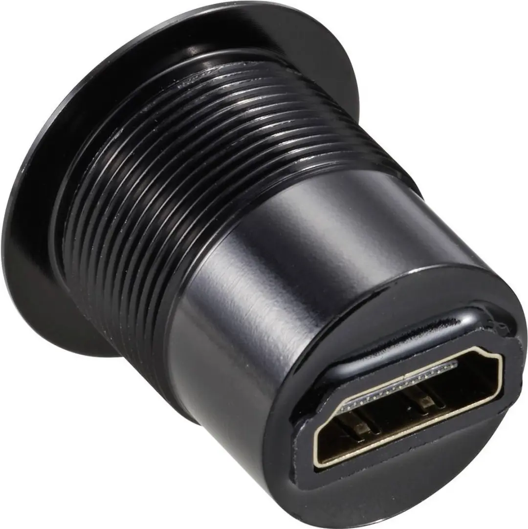 Tru Components TC-11980464 HDMI-paneeladapterbus - Zwart