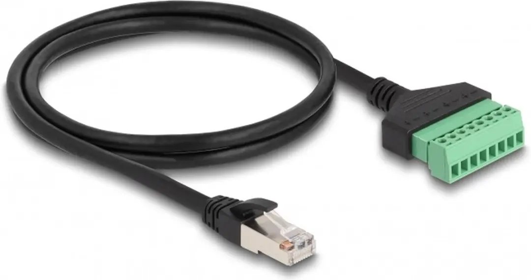 Delock RJ45 Terminal Block Kabel CAT6 U/UTP